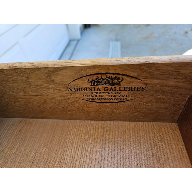 Brown Henkel Harris Cherry Chippendale Chest of Drawers For Sale - Image 8 of 11