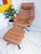 Mid century tan leather lounge chair on chrome swivel base with matching footstool - skoghaug industri as - in superb...