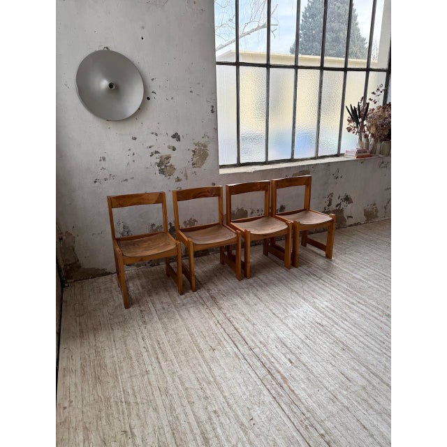 Elm Chairs in the style of Maison Regain, 1980s, Set of 4 For Sale - Image 18 of 18