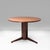 Brown Mid-Century Round Wooden Table, 1950 For Sale - Image 8 of 8