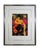 Paper Remo Squillantini La Signora in Rosso Signed Lithograph 48/175 Framed 1980s For Sale - Image 7 of 12