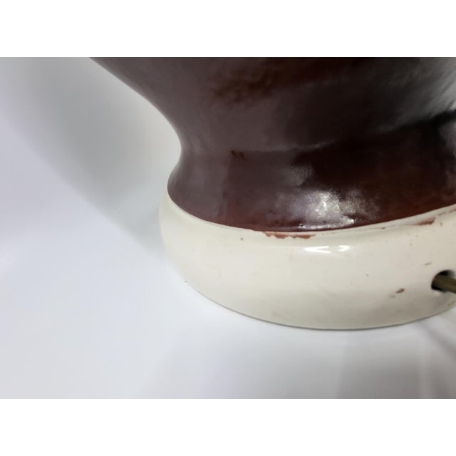 Large French Ceramic Table Lamp by Hubert Olivier, 1990s For Sale - Image 11 of 16