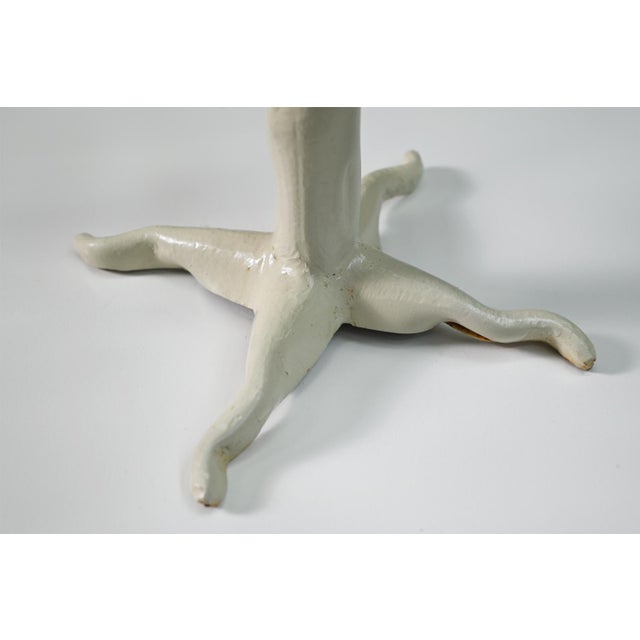 White Brutalist White Tree of Life Candleholder, 1970s For Sale - Image 8 of 9
