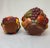 Vintage Mid Century Traditional Style Fruit Multicolor Ceramic Vases- A Pair For Sale - Image 11 of 11