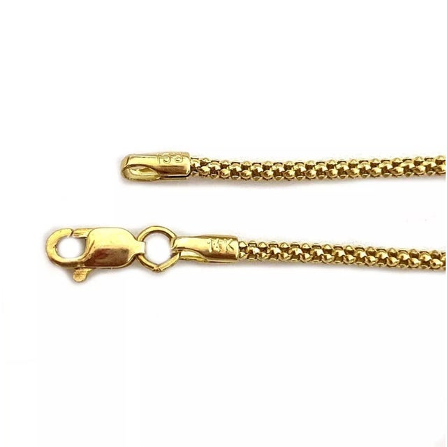 Diamond Star Burst 14k Yellow Gold Ball Pendant & Flex Mesh Necklace For Sale In Miami - Image 6 of 6