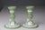 Mid-Century Modern Vintage Wedgwood Green Jasperware White Cameo Candle Candlesticks-Set of 2 For Sale - Image 3 of 7