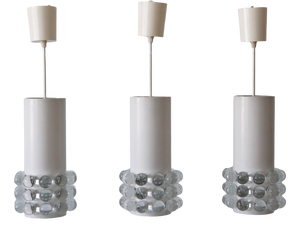 Mid-Century Modern Pendant Lamps, Germany, 1960s, Set of 3