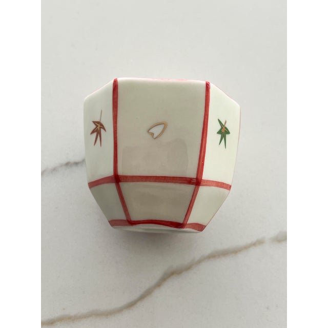 Set of 8 Japanese ceramic Saki cups in perfect condition. Packed carefully and shipped insured