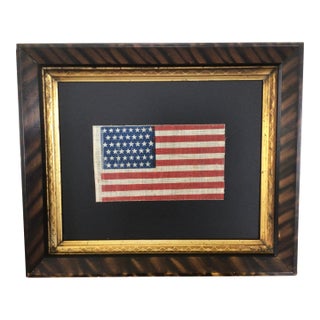Antique Rare 45 Star American Flag 1896- 1907 Utah. #82 For Sale