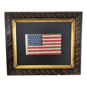 Antique Rare 45 Star American Flag 1896- 1907 Utah. #82