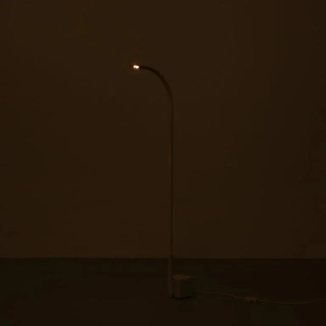White Floor Lamp by Claus Bonderup & Thorsten Thorup for Focus, Denmark, 1970s For Sale - Image 8 of 10