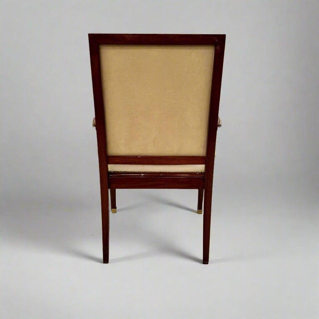 Mid-20th century De Coene Frères Art Deco Period Armchair Belgium. For Sale In New York - Image 6 of 9