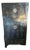 Vintage Lacquered Chinese Scholar Cabinet For Sale