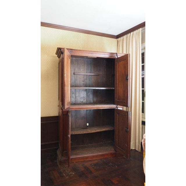 Wood Antique 17th Century Cabinet in Walnut For Sale - Image 7 of 17