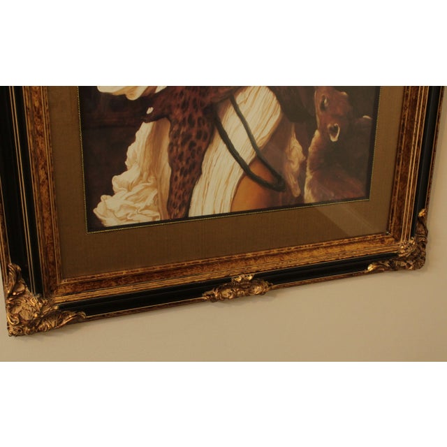 Bacchante' Frederick Leigton Custom Framed Art Print For Sale In Philadelphia - Image 6 of 12