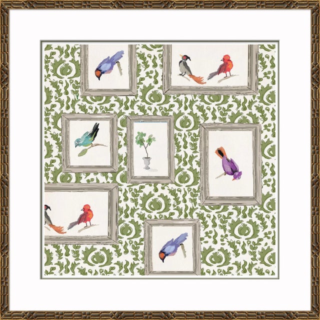 Contemporary Grackle I By Dana Gibson, Framed Art Print For Sale - Image 3 of 3