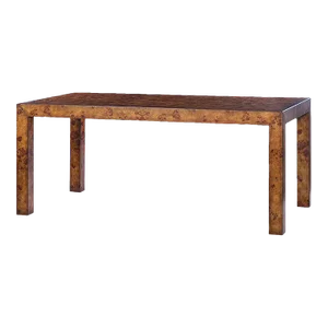 Modern Burl Dining Table