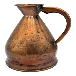 Antique 1898 British Government "Gold Coast" Victorian Copper Haystack Ale Jug
