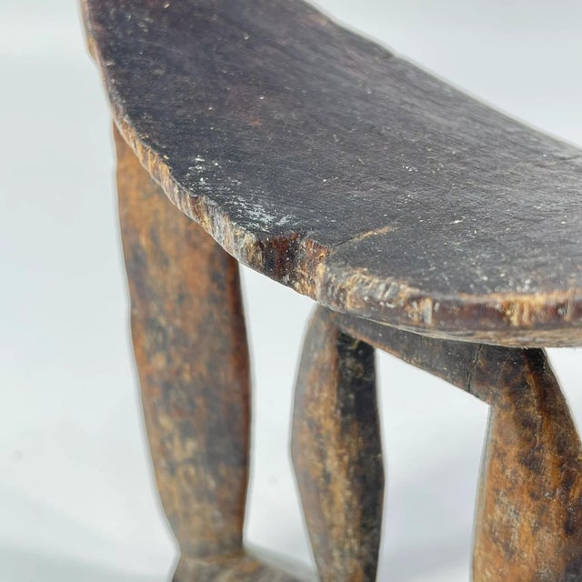 Brown Early 20th Century Wooden Headrest Ethiopia For Sale - Image 8 of 9