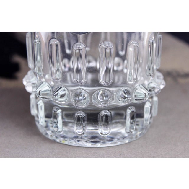 Glass Vintage Vase by František Pečeny for Sklo Union, 1970s For Sale - Image 7 of 11