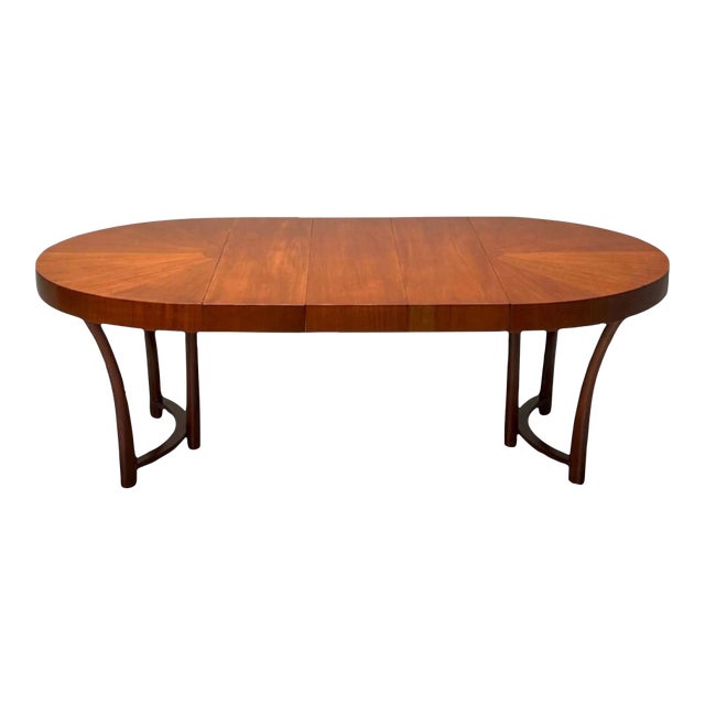 T. H. Robsjohn-Gibbings, Widdicomb, Expandable Dining Table, Walnut, Usa, 1960s For Sale