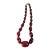 20th Century Art Deco Cherry Amber Bakelite Graduated Bead Necklace For Sale