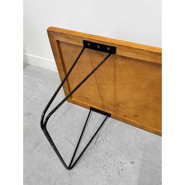 Wood Vintage Coffee Table attributed to Pierre Paulin for Thonet, 1970s For Sale - Image 7 of 8