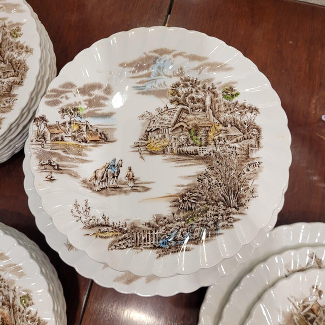 Dinnerware Set from Johnson Bros Porcelain, 1940s, Set of 81 For Sale - Image 18 of 18