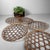 Wood Japanese Bamboo Zaru Drying Trays, 1930, Set of 5 For Sale - Image 7 of 13