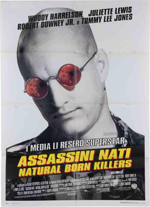 Vintage Natural Born Killers Poster, 1994