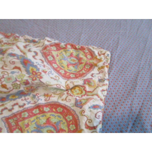 Vintage Lauren Ralph Lauren Full Queen Reversible Duvet Cover Paisley Floral For Sale - Image 15 of 16