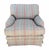 Huge George Smith Standard Roll Arm Upholstered Club Chair.