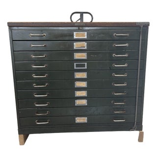 Vintage A-358 Iron Chest of Drawers, 1950 For Sale