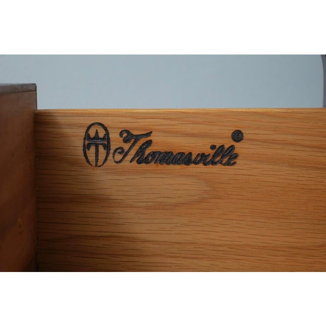 Thomasville Mahogany Double Dome Top Secretary Desk For Sale - Image 17 of 18