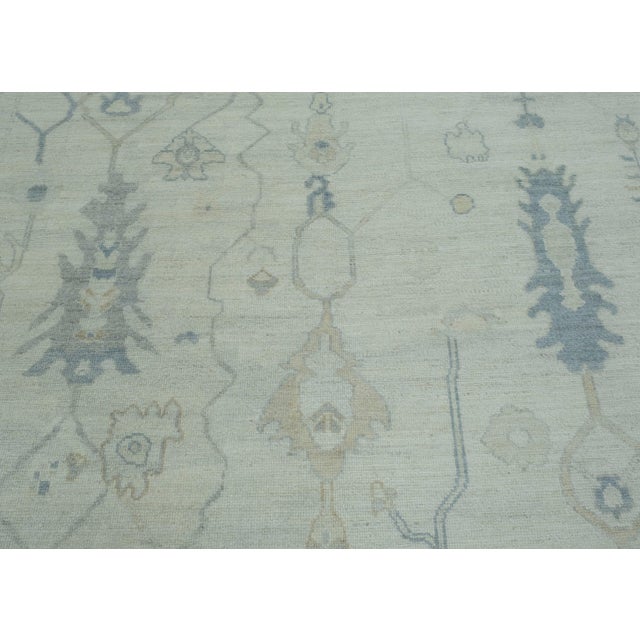 Turkish Oushak Rug 10'2" x 14' #18701 For Sale In Houston - Image 6 of 8