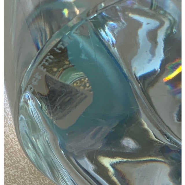 Transparent Vintage Oggetti Crystal Bird For Sale - Image 8 of 9