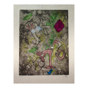 Roberto Matta "Centre Noeuds" Planche #2 1974 Original Print