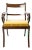English Mahogany Arm Chair With Upholstered Seat, 1820 For Sale