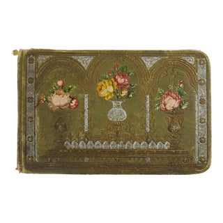Antique 1880s Autograph Album Book For Sale