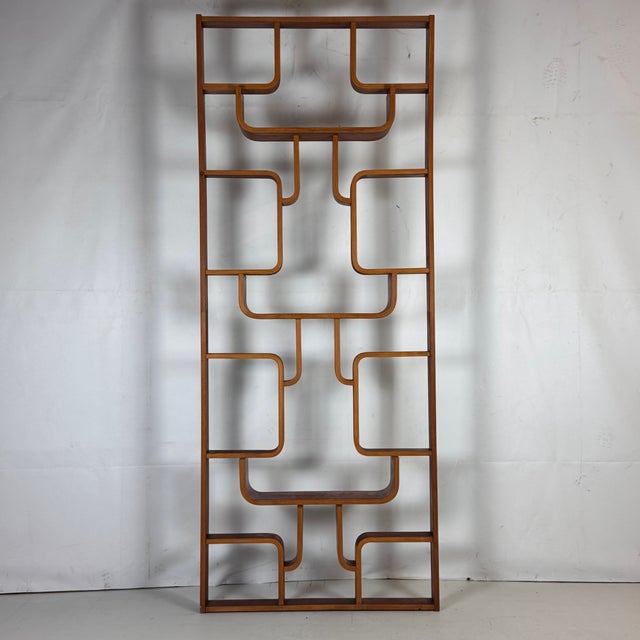Brown Space Divider attributed to Ludvik Volak for Up Závody, 1960s For Sale - Image 8 of 8