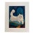 Vintage 1965 Girard Goodenow Cat Print in 16x20 Mat, Ready to Frame: Persian For Sale