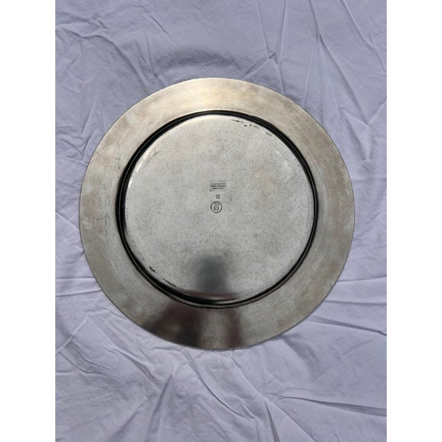 Pewter Chargers - Arte Italica "Peltro" - Set of 16 For Sale In Louisville - Image 6 of 8