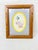 Vintage hand cross stitched Beatrix Potter piece. Framed with new matting and back paper and wire. From the story of...