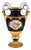 20th Century Snake Handle Vase Cobalt with Flower Painting and Gilding from Meissen, 20th, 1992 For Sale
