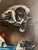 Coffee L. Chaffee Original Victorian Era Antique Oil Painting Three Adorable Kittens Cats Playing Dated 1905 For Sale - Image 8 of 12