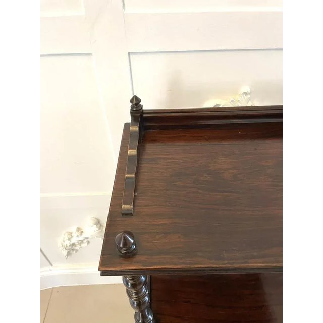 Antique Victorian Rosewood Marquetry Inlaid Coal Box, 1880s For Sale - Image 9 of 11