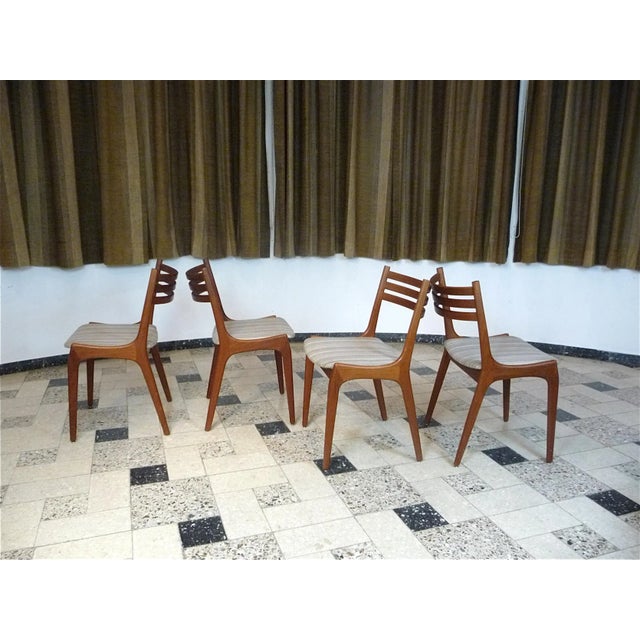 Scandinavian Teak Dining Chairs, 1960s, Set of 4 For Sale - Image 13 of 13