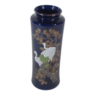 Japanese Crane Vase For Sale