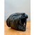 Contemporary Vintage Hand-Carved Wooden Panther Head For Sale - Image 3 of 12