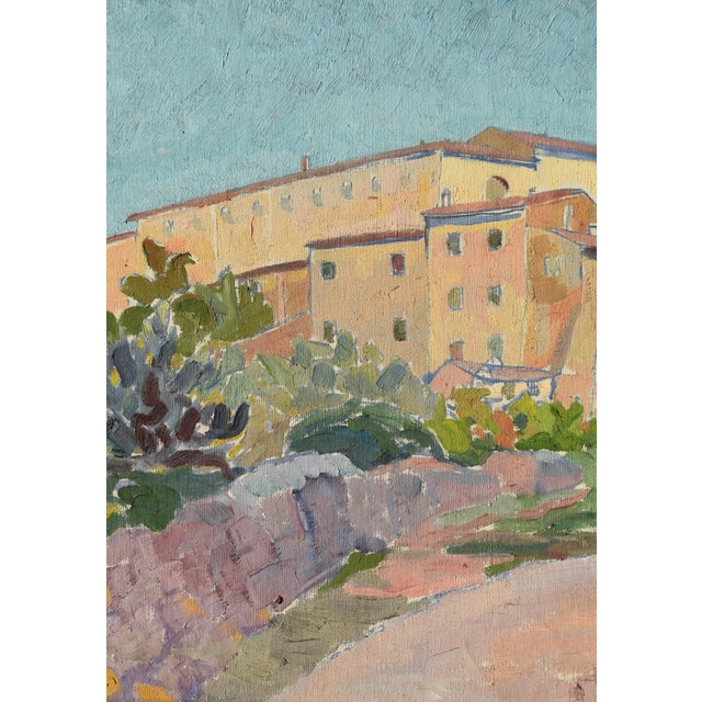 Modern Anja Decker, Italian Street Scene with Horse, 1932, Oil Painting on Canvas For Sale - Image 3 of 10